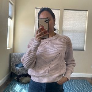 Knit crew sweater from Aritzia